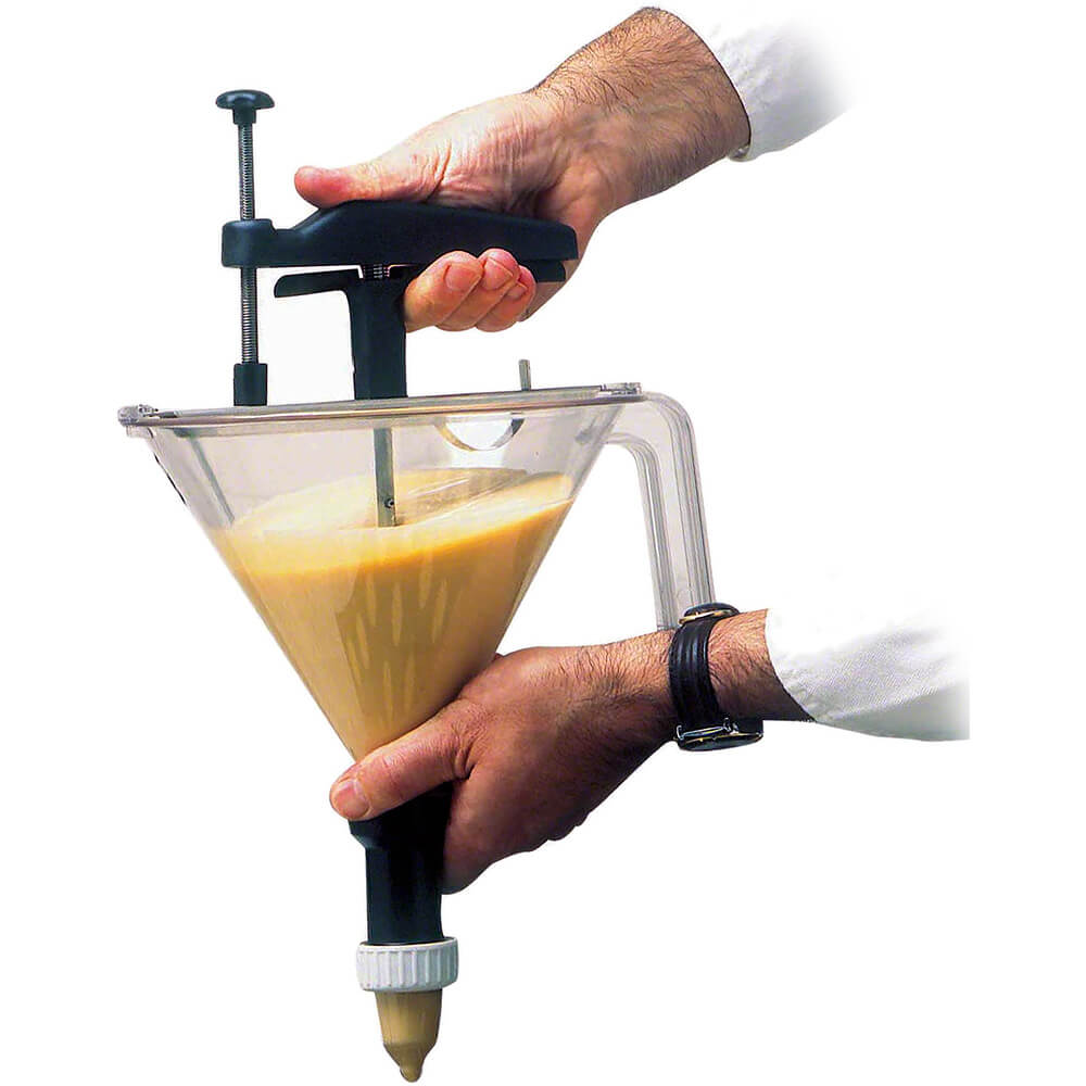 Matfer Bourgeat Clear, Polycarbonate Portion Control Batter Dispenser With Stand, 116605