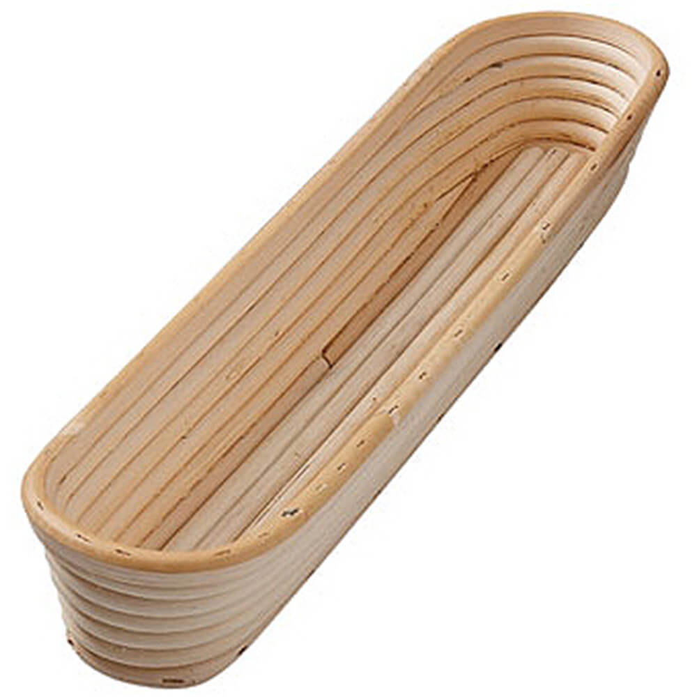 Willow Long Proofing Basket , 16.25" 118515 Matfer Bourgeat