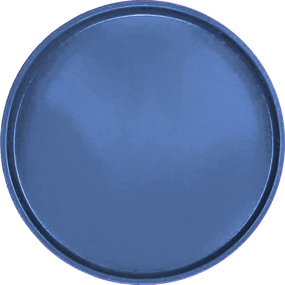 Amazon Blue, 16" Round Serving Tray, Fiberglass, 12/PK