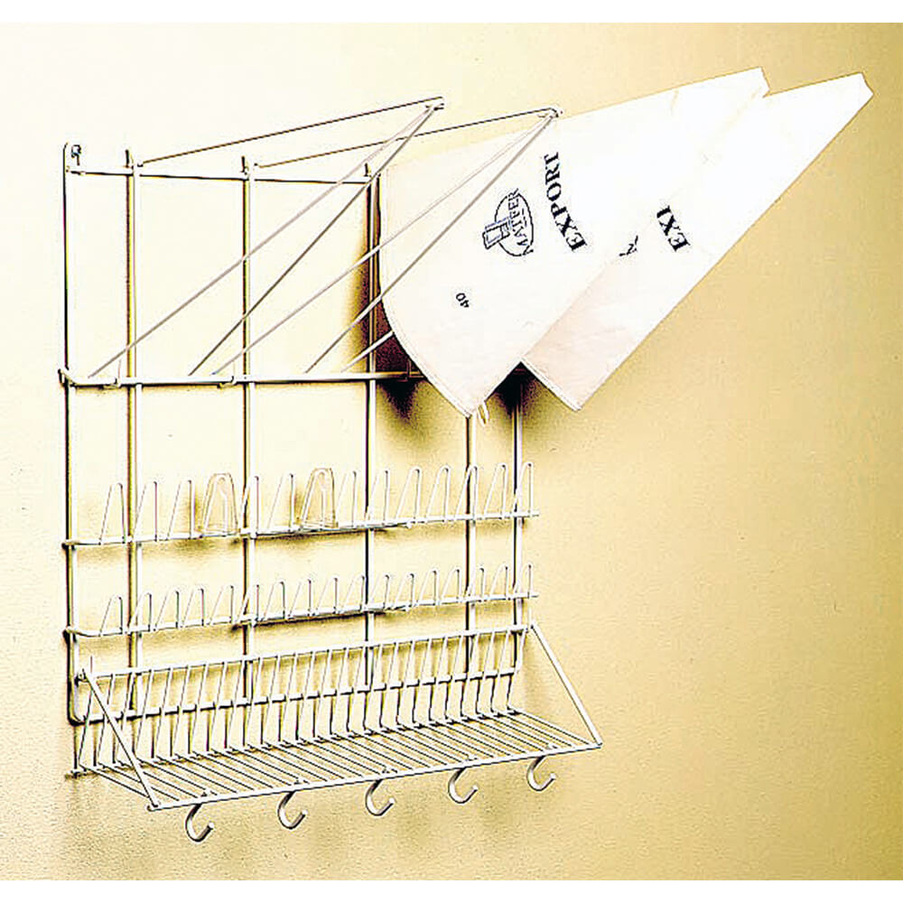 White, Wire Pastry Bag Rack 169002 Schneider
