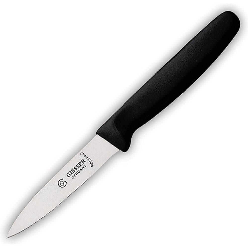 Giesser Messer Black, Stainless Steel Paring Knife, 3.75", 182102