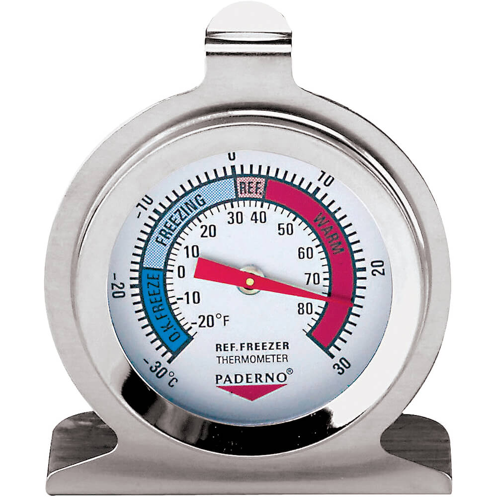 Paderno Stainless Steel Refrigerator/freezer Thermometer, 1970200