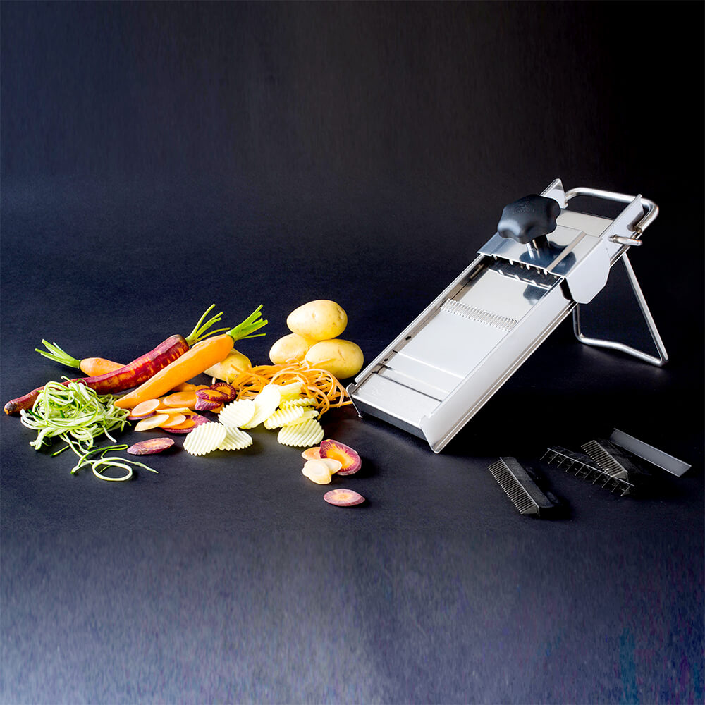 Stainless Steel Mandolin Slicer With Pusher 215000 Matfer Bourgeat