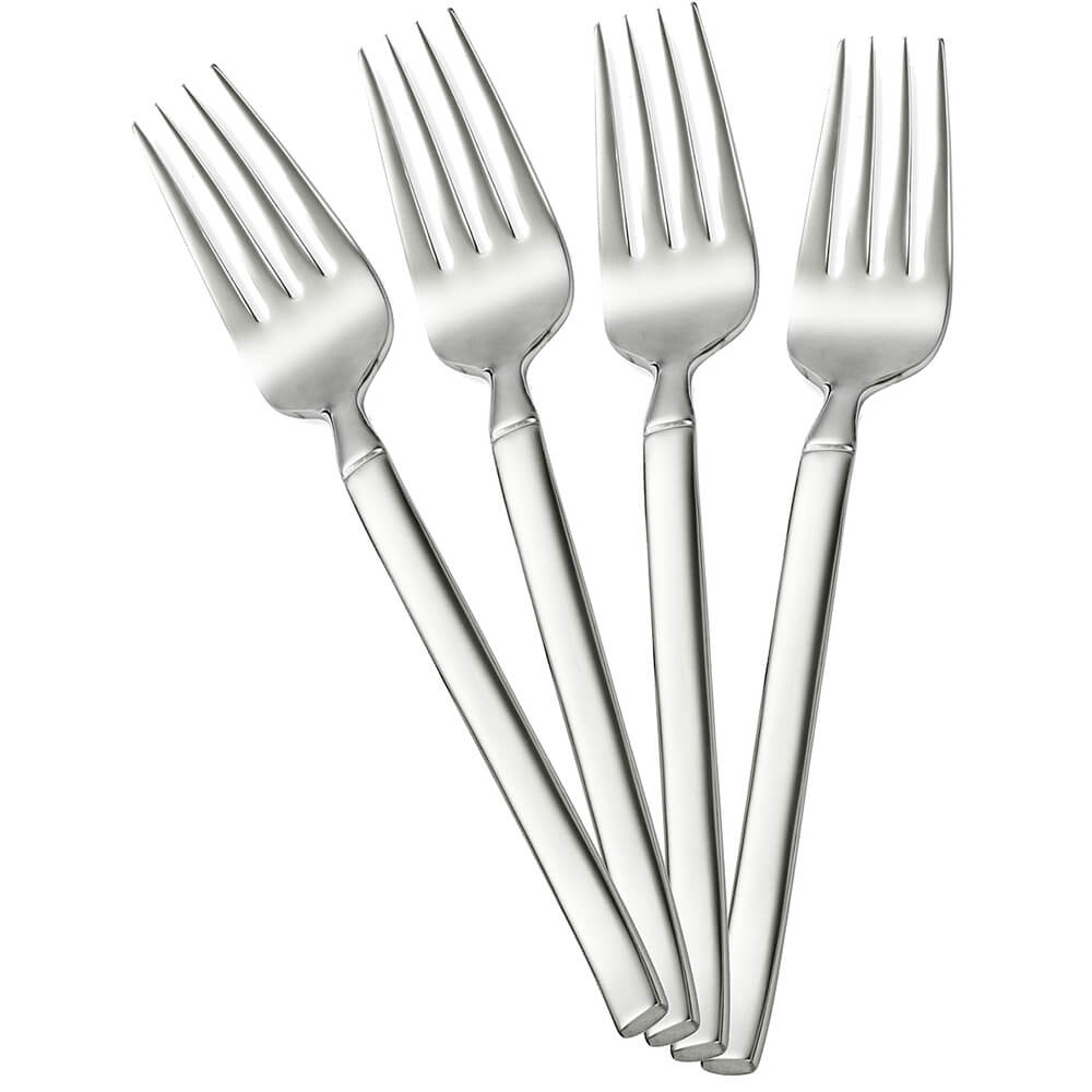 Opus Dinner Fork Replacement Flatware, Stainless Steel Mirror Finish, 12/PK