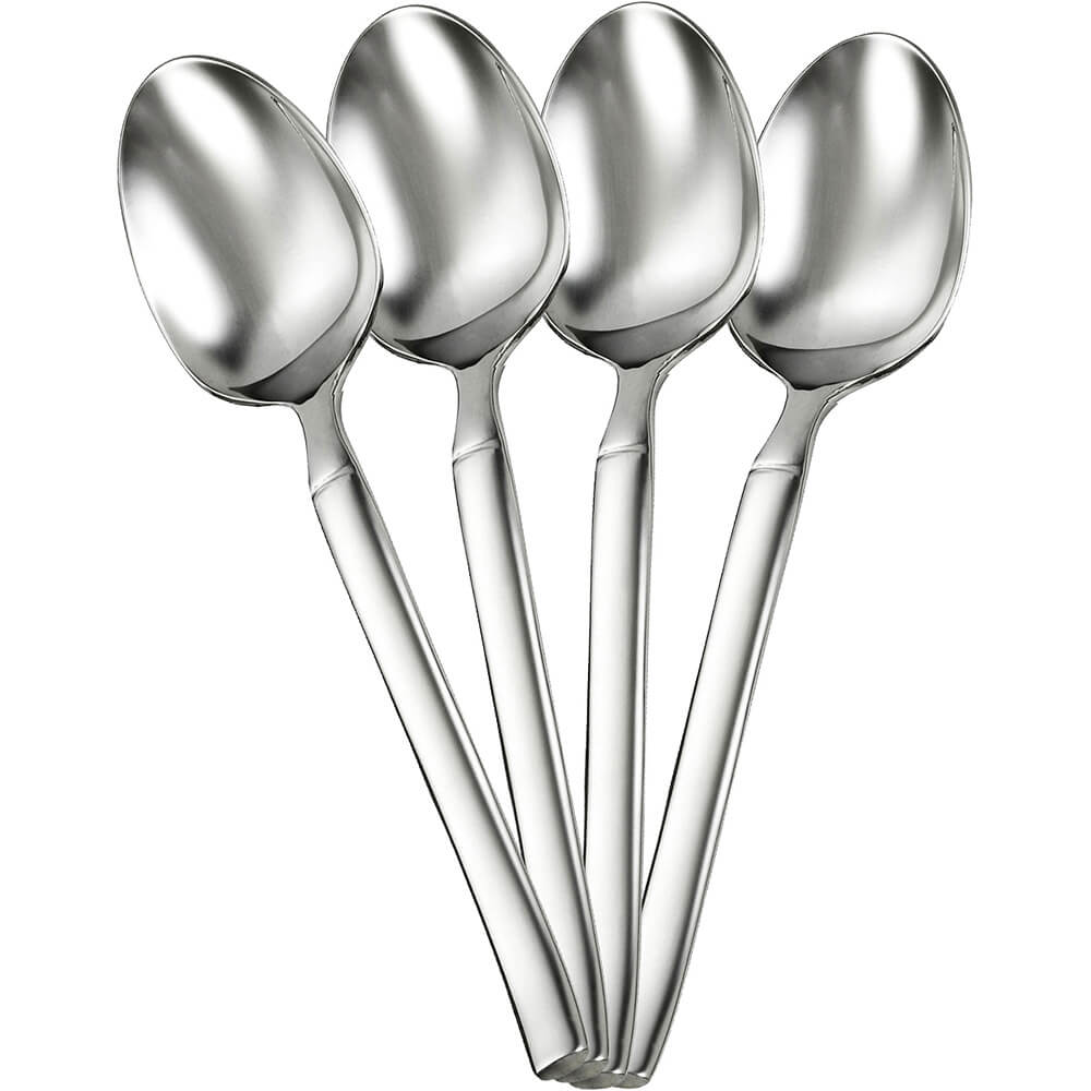 Stainless steel heavy duty table spoons 6 piece set flatware cutlery 6.40 inch or 16 cm dinner spoon 