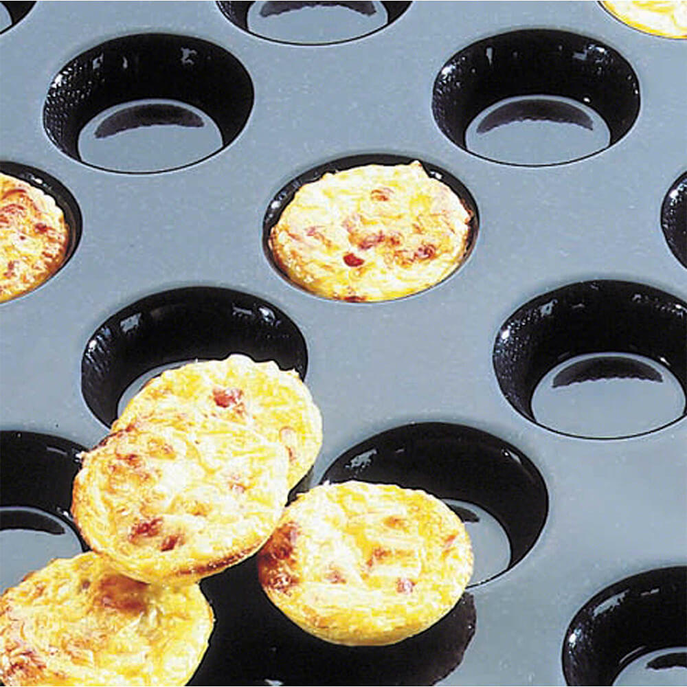 Silicone Flexipan Mini Quiche / Tartlet Pan, 60 Cups 336007 Demarle