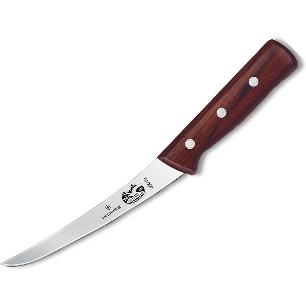 Victorinox 6 Boning Knife Curved Blade Flexible Maple Wood Handle 5 6616 15
