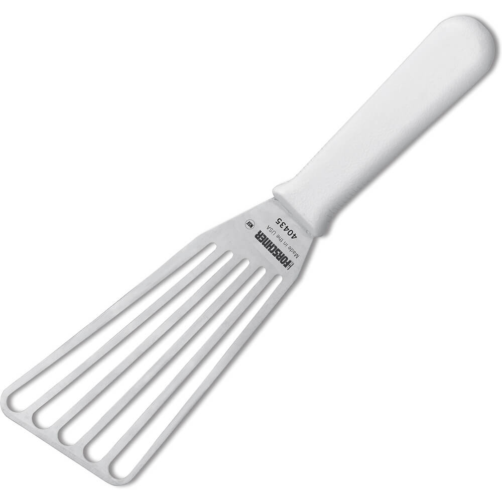 White Poly Handle Victorinox 3-Inch by 6-Inch Chef's Slotted Fish Turner Head 