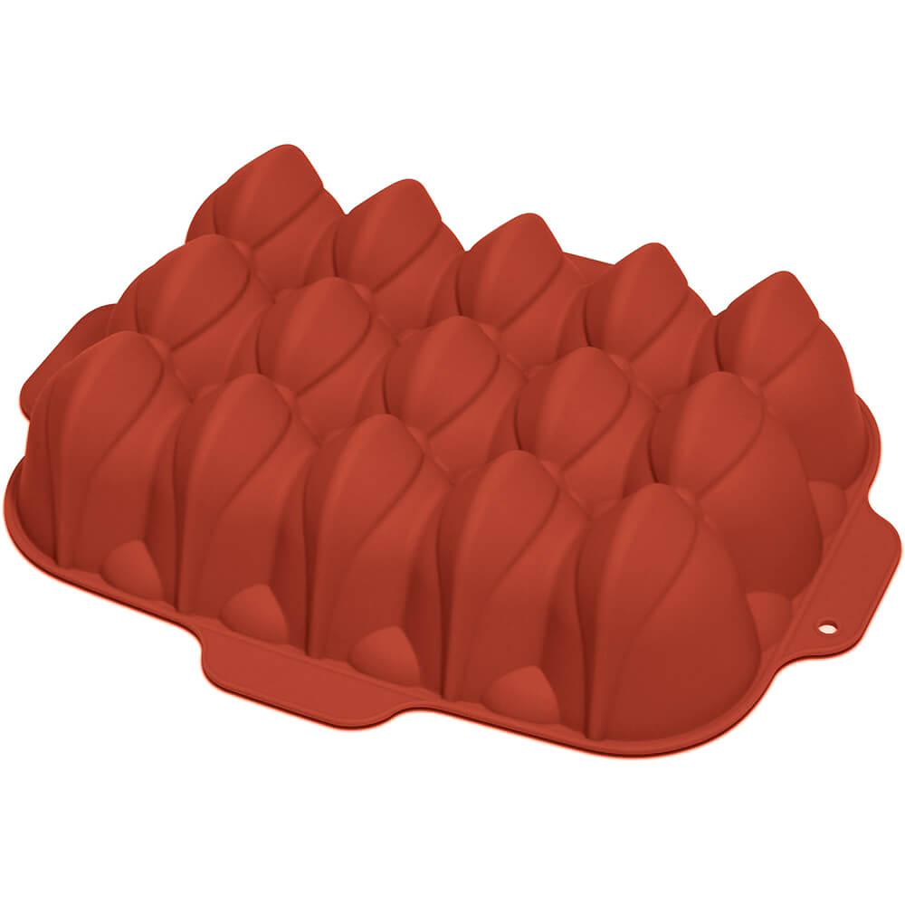 Orange, Silicone Ice Cream Cake Mold, Hills Shape 4147002 Paderno
