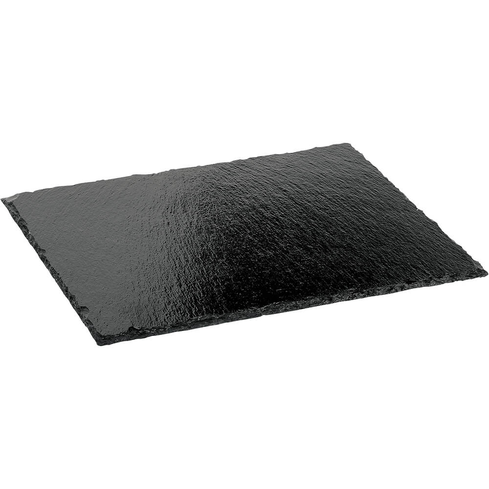 Black, Natural Slate Board / Plate, Rectangular, 1/3 GN | 41585-13 | APS