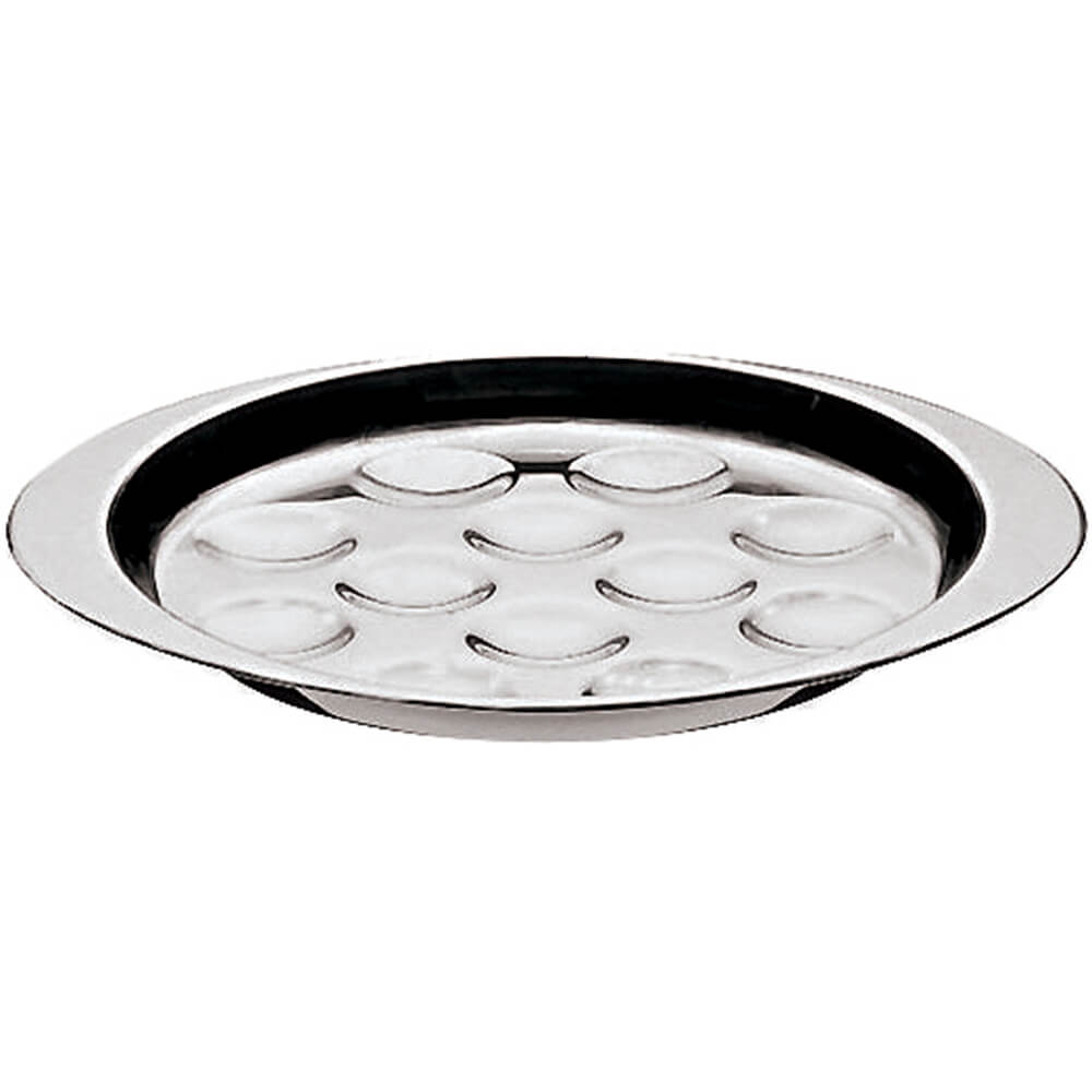 Assiette à Escargots 12 Trous En Inox – Pratique Et Durable
