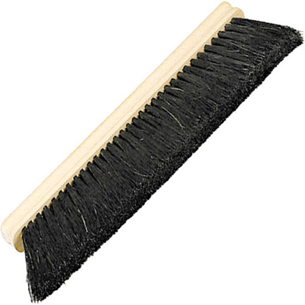 Light Wood Tone, Wooden Horse Hair Flour Brush, 11.88″ DEI Equipment