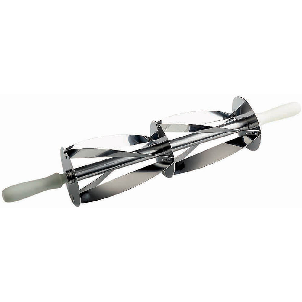 Stainless Steel Double Croissant Cutter, L 7-7/8" X 4-3/4"