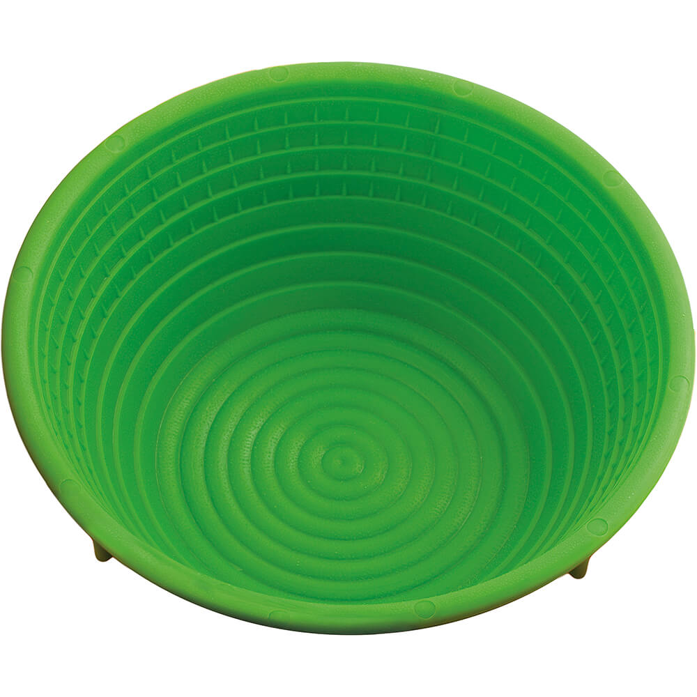 Green, Plastic Proofing Basket, Round, 7.25" 4704219 Schneider