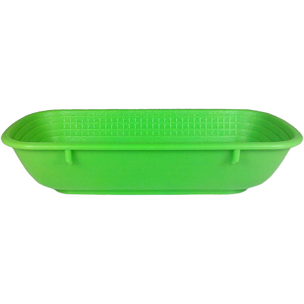 Schneider Green, Plastic Proofing Basket, Rectangular, 10.63" X 4.75