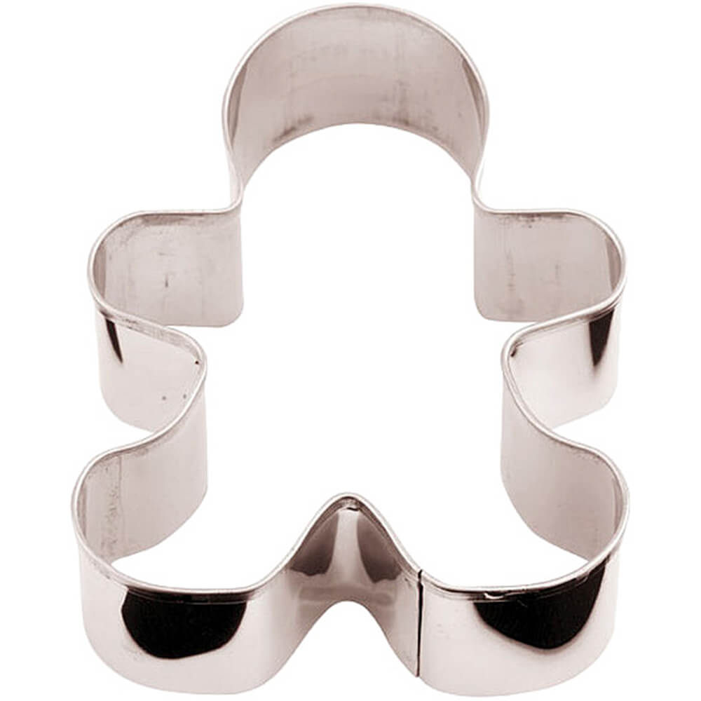 Stainless Steel Gingerbread Man Cookie Cutter 47370 08 Paderno 7216