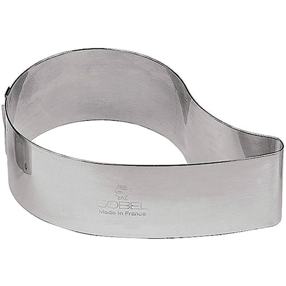 Stainless Steel Dropshaped Pastry Ring, 3.5", 6/PK 4742526 Paderno