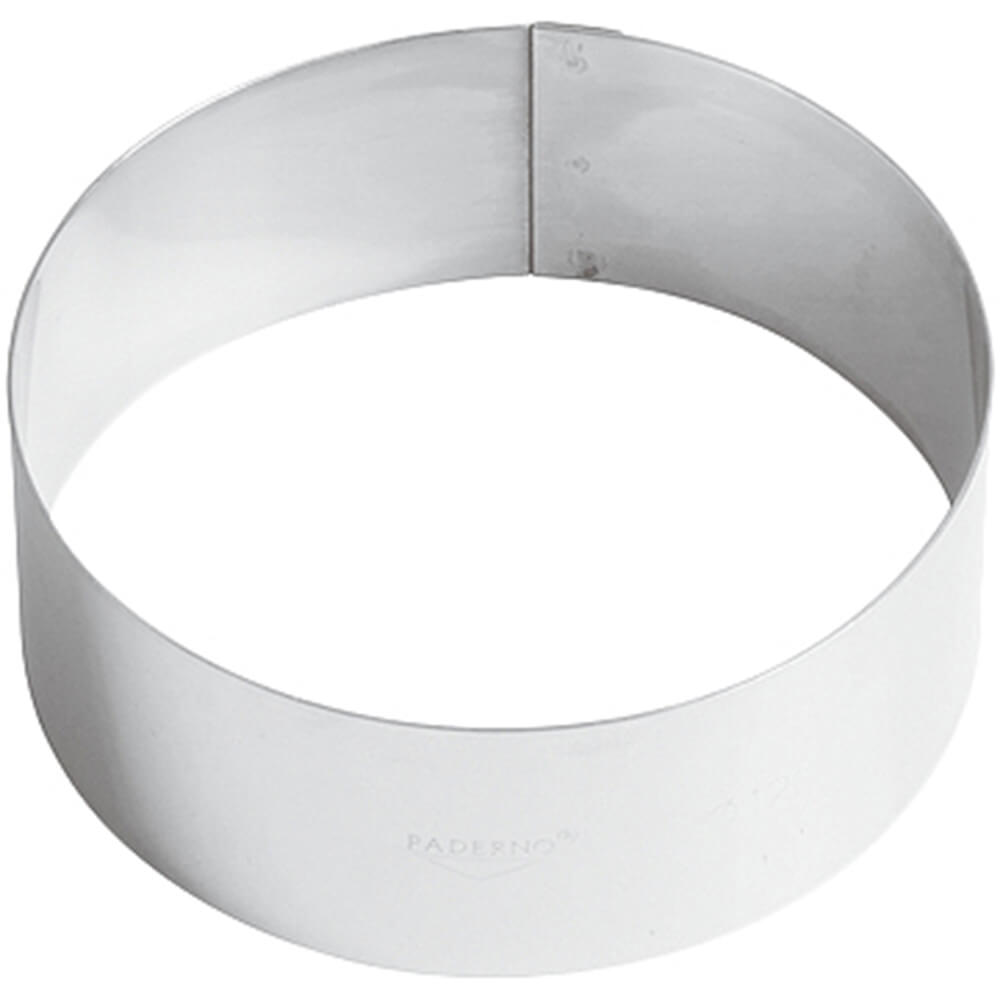 Stainless Steel Pastry / Mousse Ring, 4.75" 4753212 Paderno