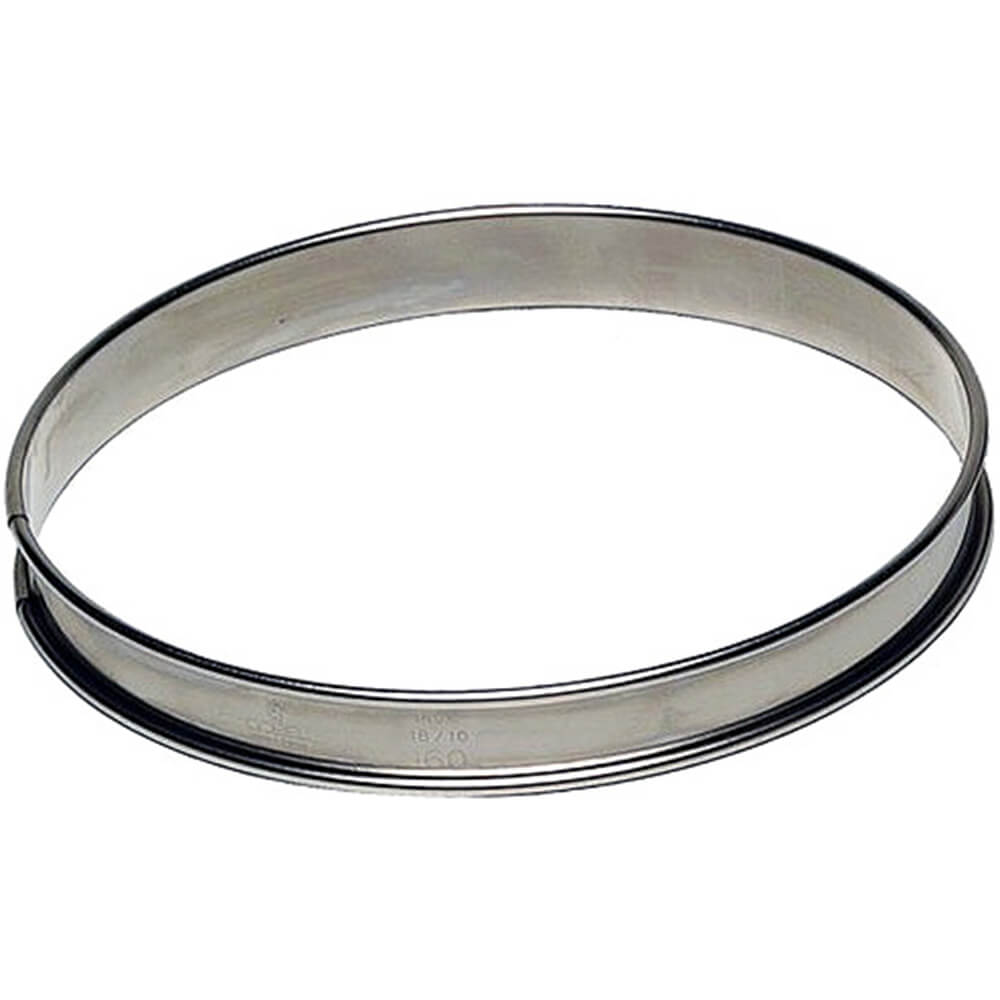Paderno Stainless Steel Pastry / Tart Ring, 6.25", 4753316