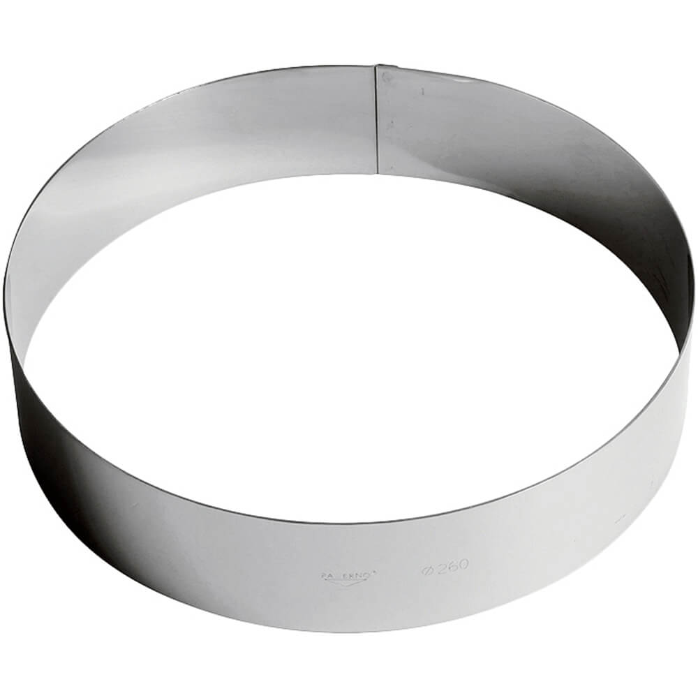 Stainless Steel Ice Cream Cake Ring Mold, 10.25" 4753426 Paderno