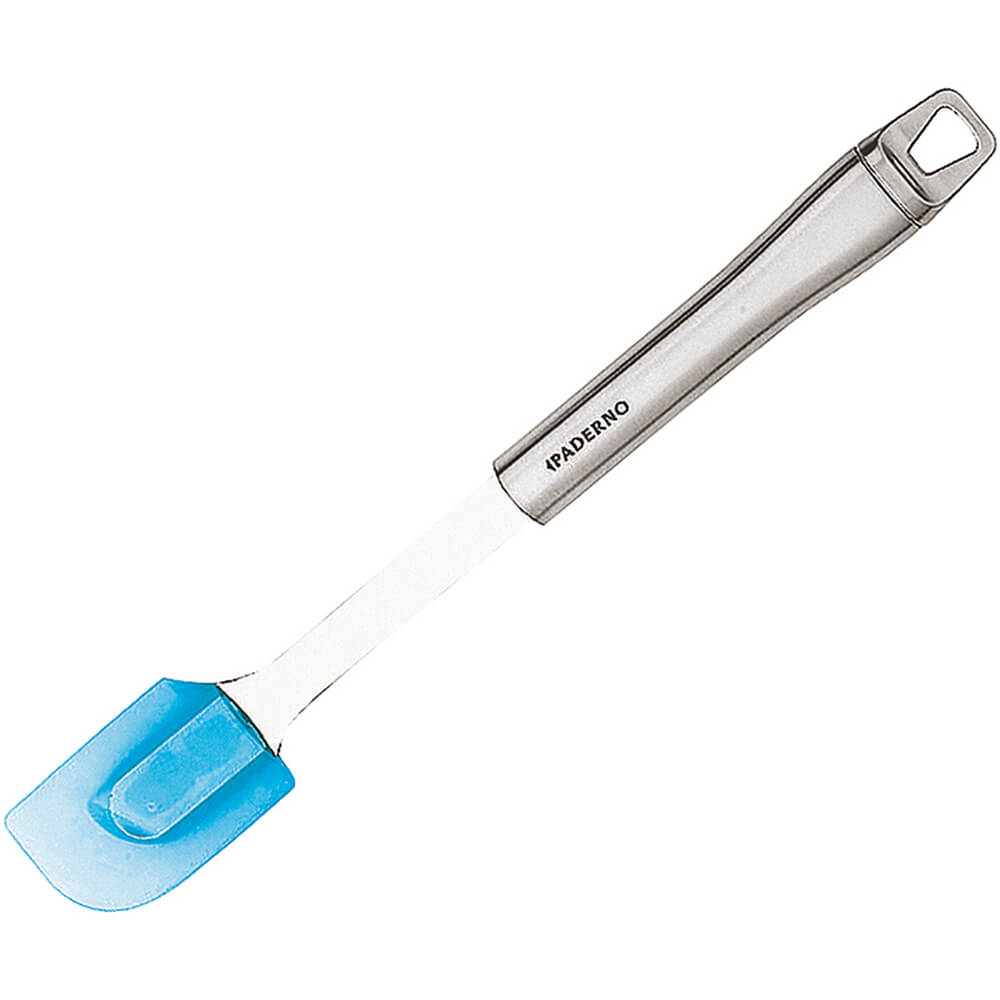 Paderno Blue, Silicone Spatula with Stainless Steel Handle, 10", 4827829