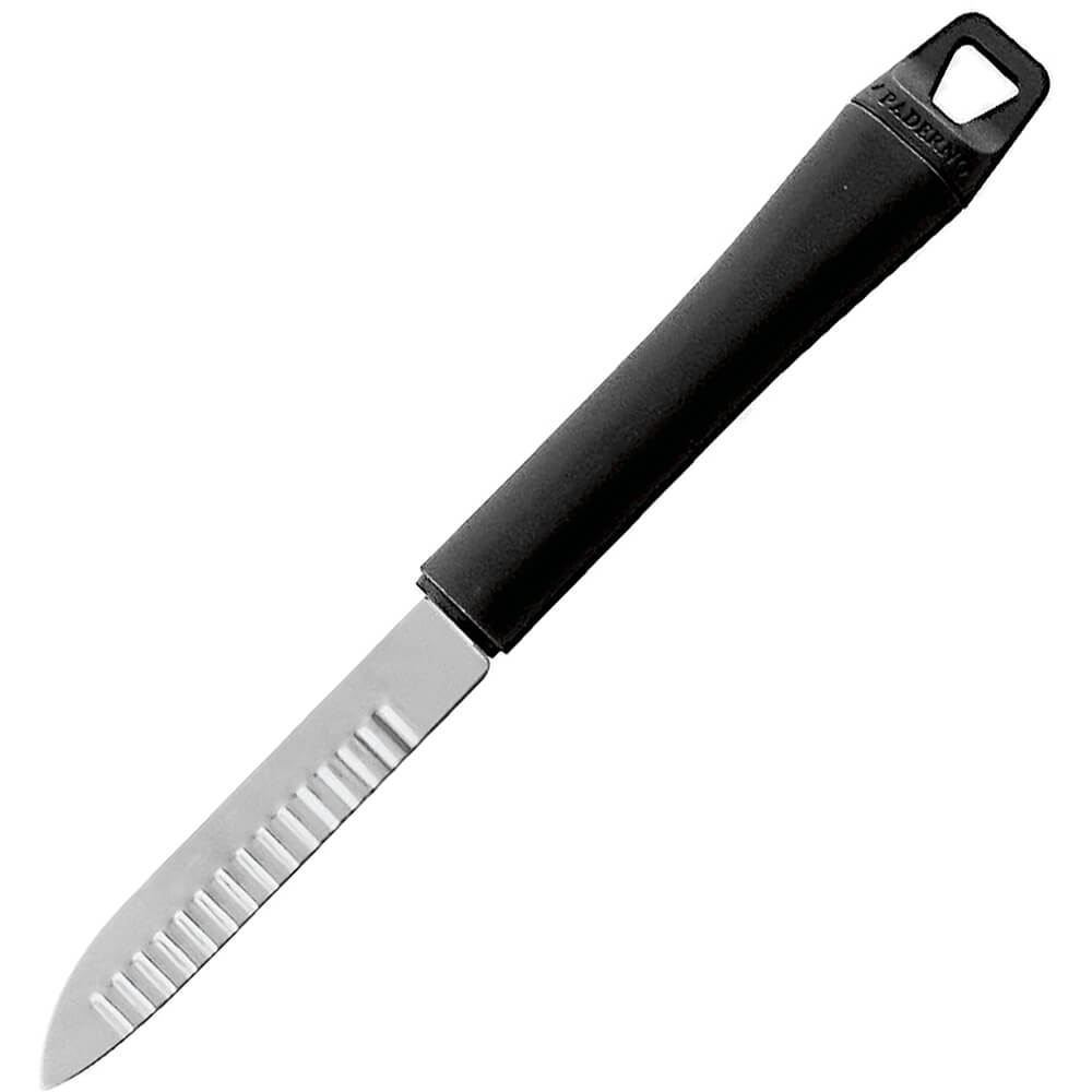 Paderno Black, Stainless Steel Crinkle Knife, 8.8", 4828044