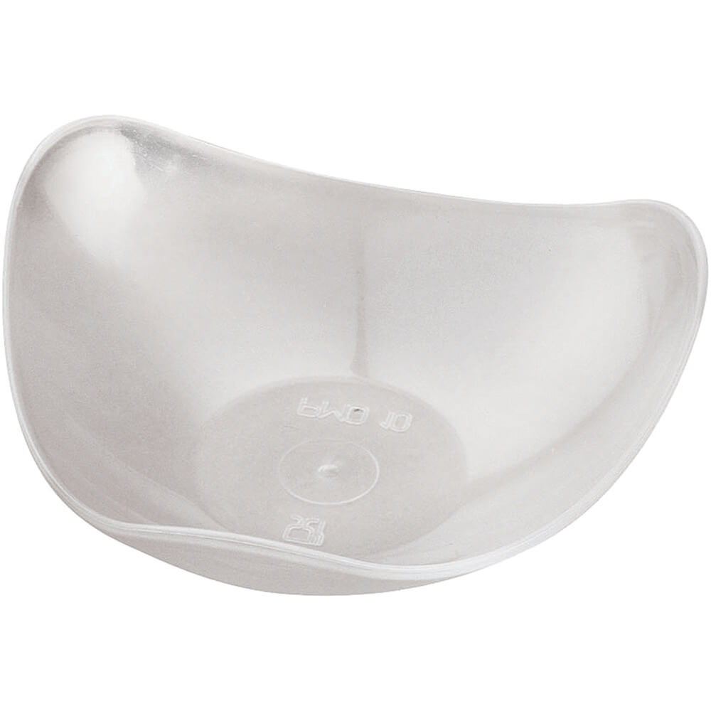 Clear, Plastic Small Triangular Bowls, Bent Edges, 3.38", 100/PK