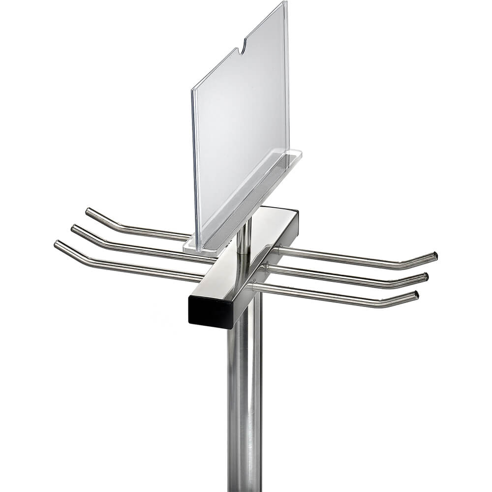 Stainless Steel Wet Umbrella Bag Wrapper Stand, Bonus 100 Long Bags