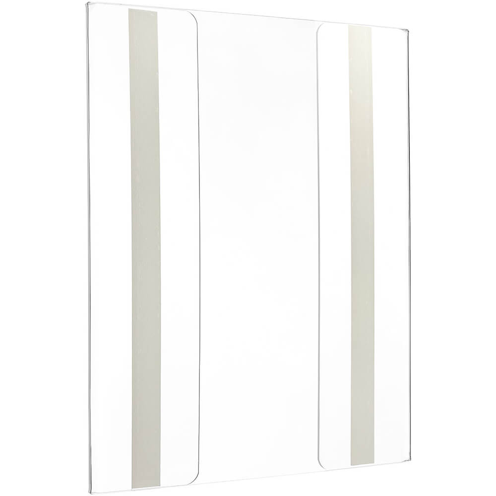 Alpine Industries Clear, Acrylic 8.5'' X 11" Sign Holder, WallMounted