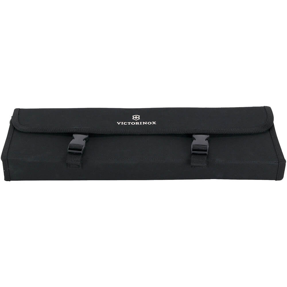 Soft Knife Case, Black Polyester, Holds Up To 10 Knives 12" Long 7.