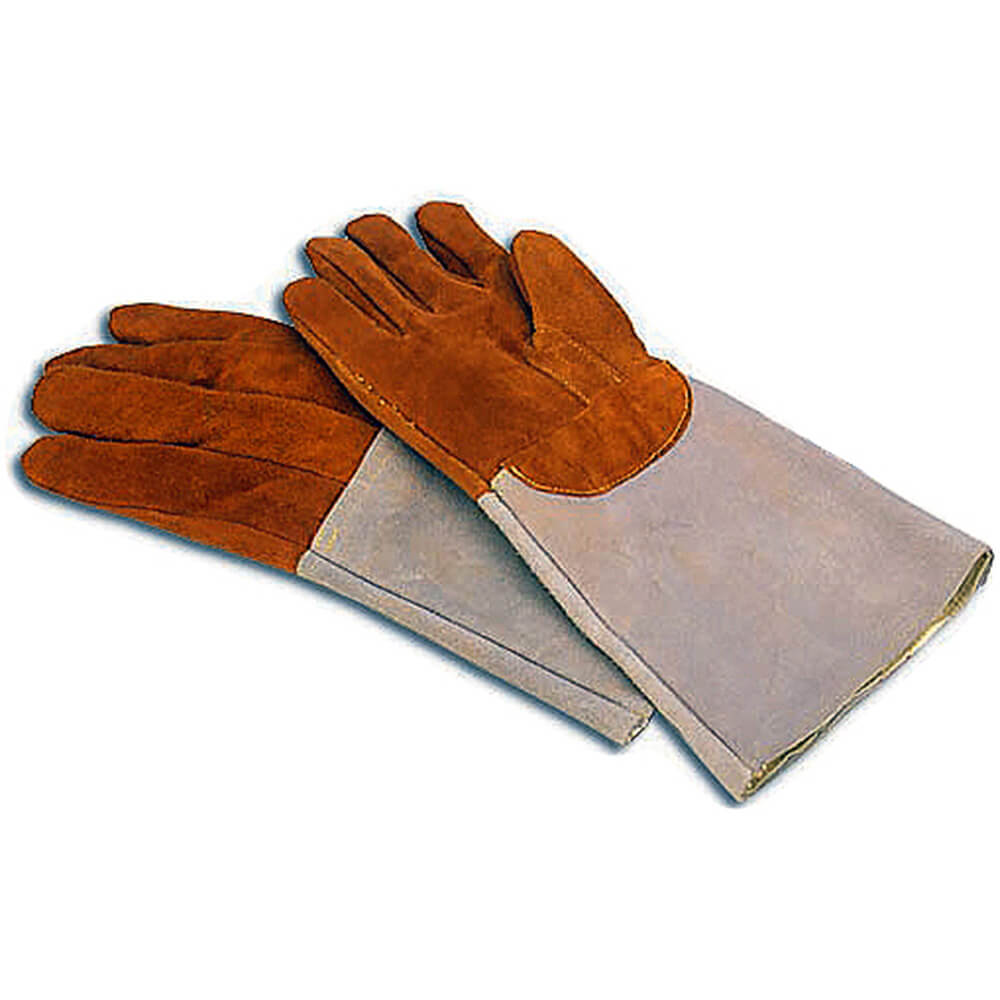 Leather Heat Resistant Oven Gloves, 7.75"
