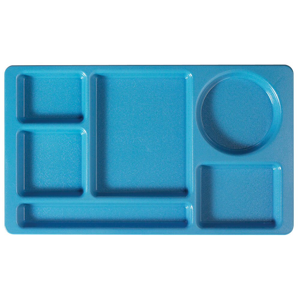 Blue, 2x2 Polycarbonate Cafeteria Trays 24/PK 915CW168