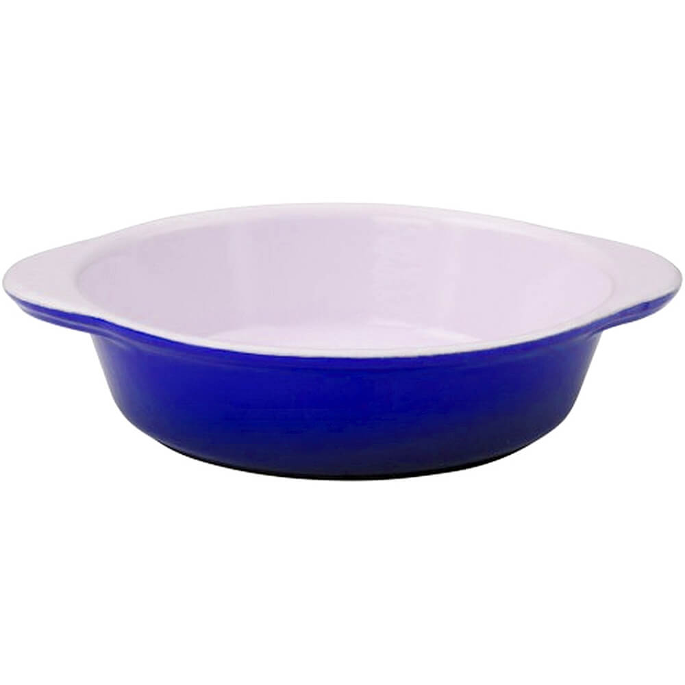 large round casserole dish