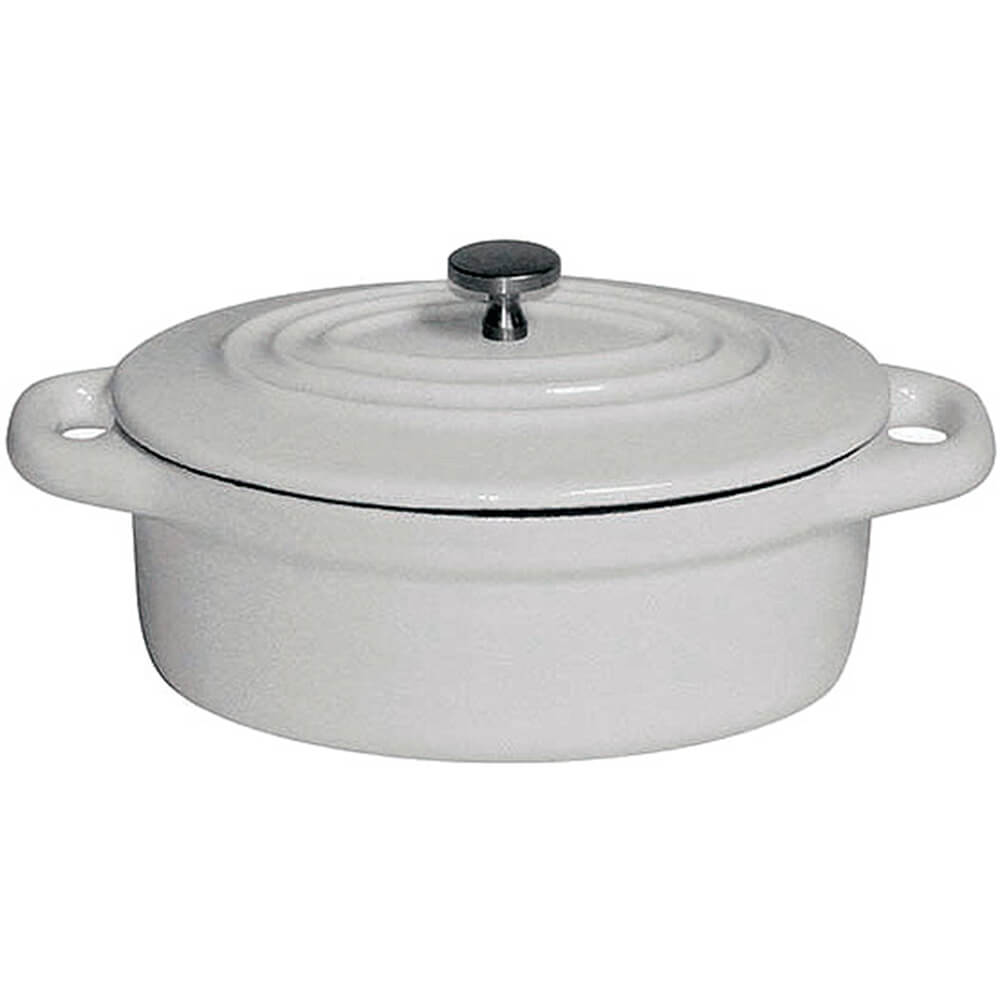 World Cuisine White, Cast Iron Oval