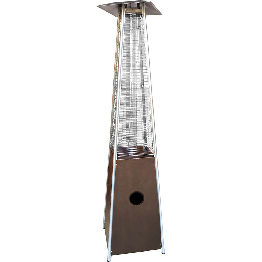 Gardensun Gold Hammered, Bronze 40,000 BTU Pyramid Flame Propane Gas