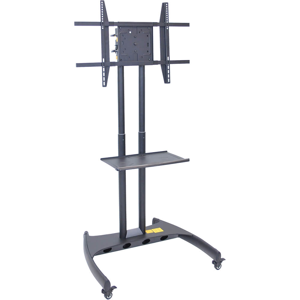 Height Adjustable Rolling TV Stand with Horizontal / Vertical