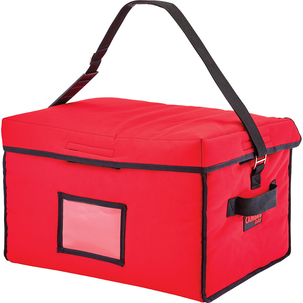 Cambro Red Nylon 18 X 14 X 12 Food Delivery Bag Insulated Food Carrier 4pk Gbd181412 521