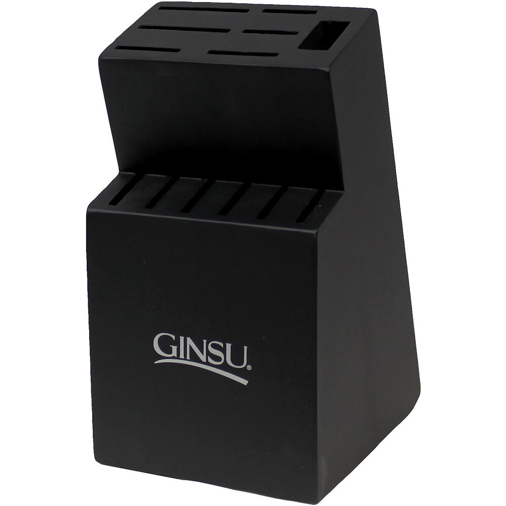 Hardwood KISO Series 18Piece Serrated Knife Set with Black Wood Block