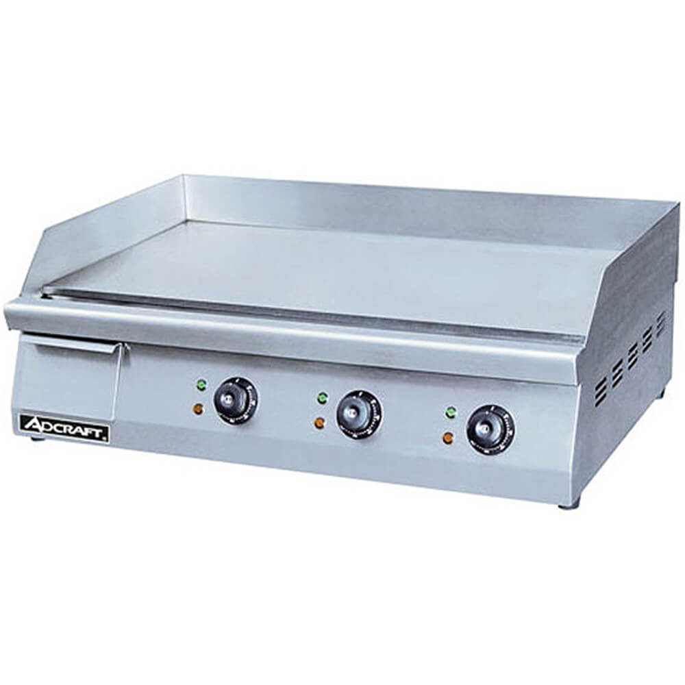 Stainless Steel High Output Electric Griddle, 15.5" X 30" Cooking Area