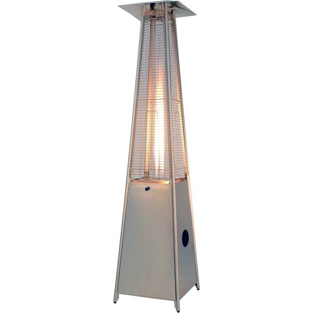 Hiland 40,000 BTU Outdoor Propane Heater, Stainless Steel Square