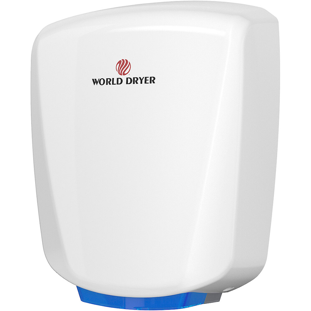 White, Aluminum VERDEdri ADA Compliant, HEPA Filtered Hand Dryer