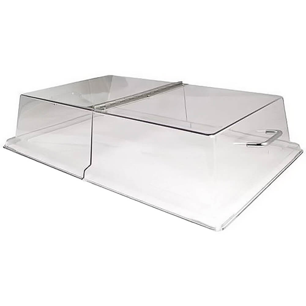 Cambro Clear, Rectangular Food Cover with Hinge 12" X 20", RD1220CWH135