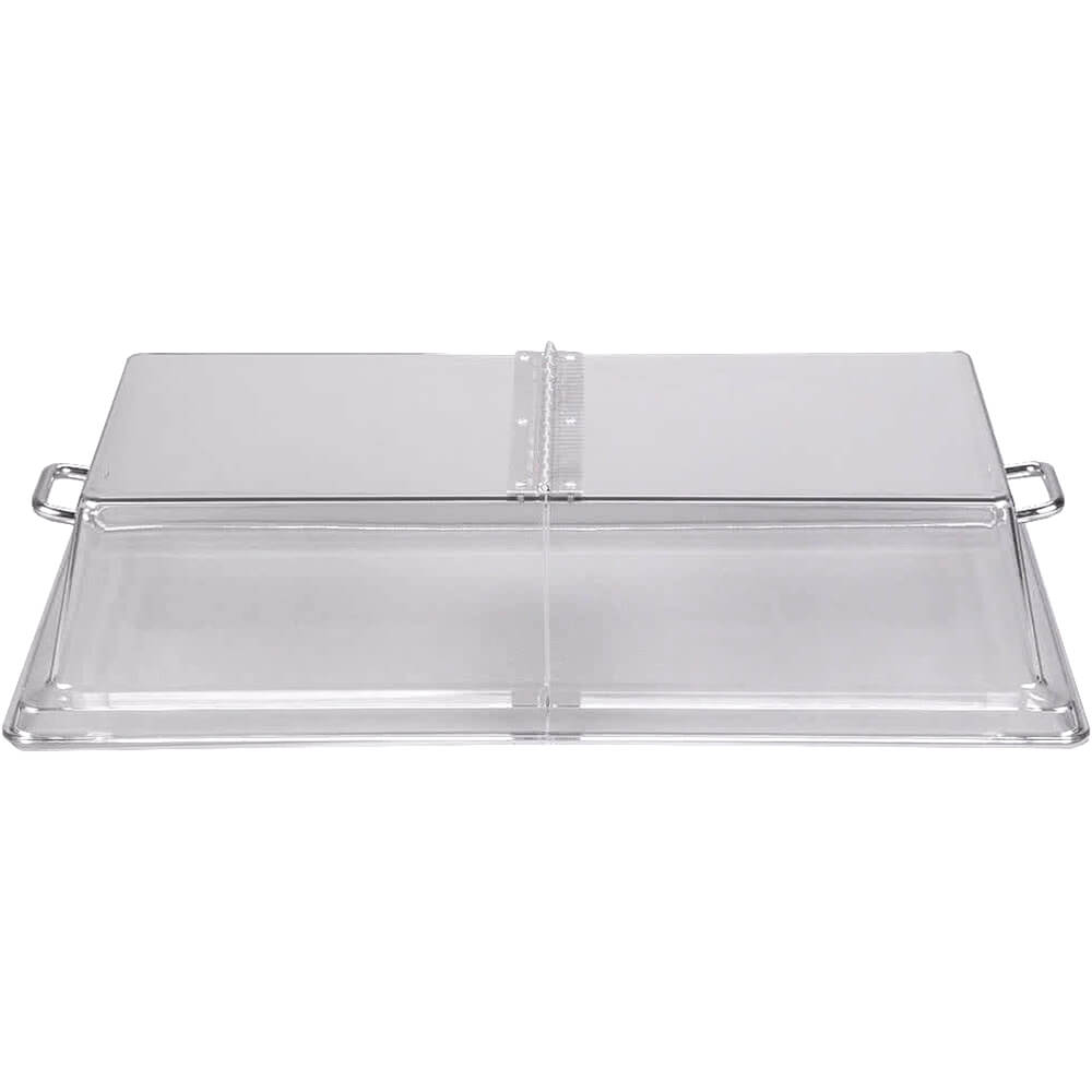 CAMBRO RECTANGULAR FOOD COVER WITH HINGE 18" X 26" CLEAR RD1826CWH-135