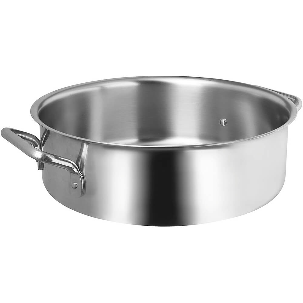 Stainless Steel Horeca-R Induction Ready Rondeau Stew Pot, 10.4 Qt