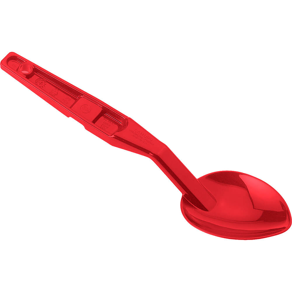 Red, 11" Deli Serving Spoon, Polycarbonate, 12/PK