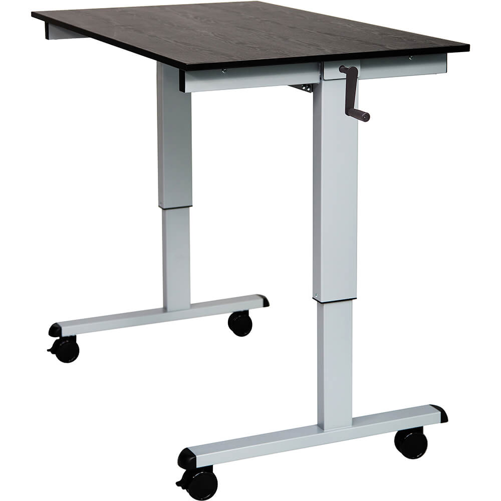 Luxor 29 5 To 45 25 Height Adjustable Desk Crank Adjustable Sit