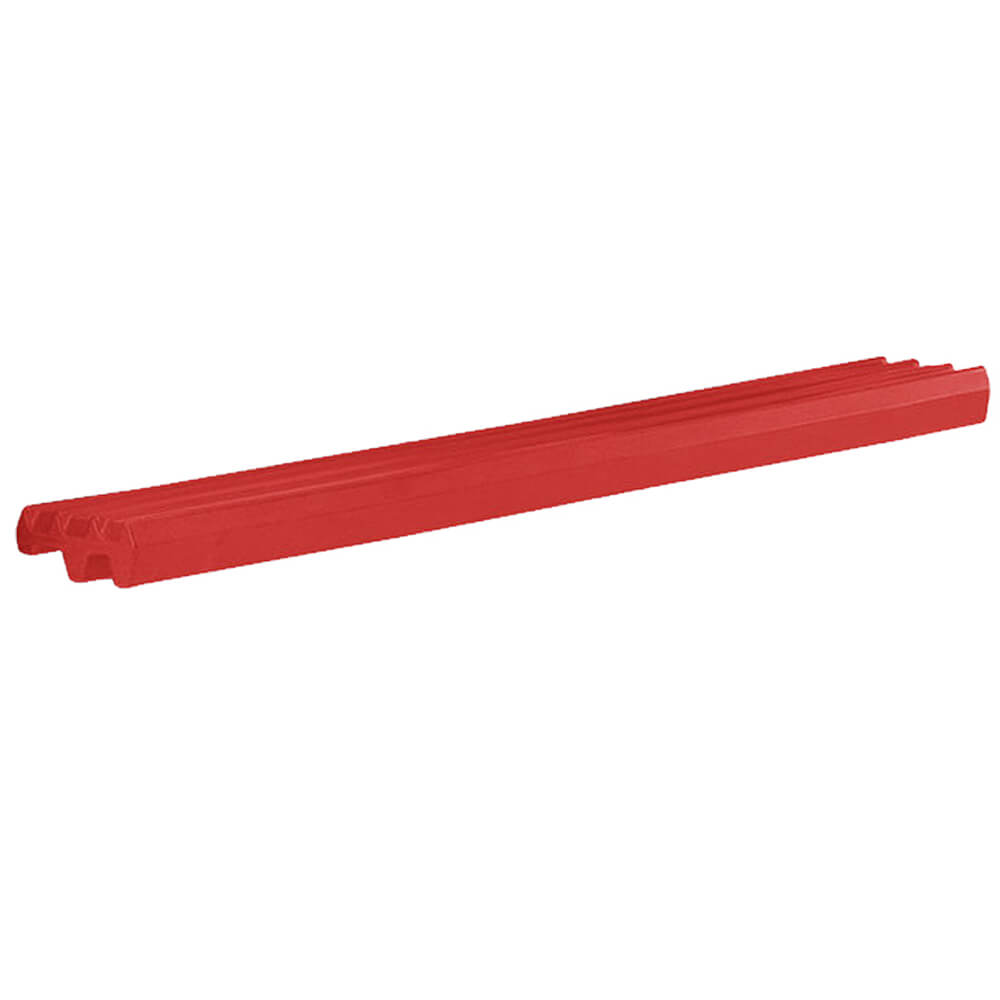 Hot Red, Plastic 6 Ft. Tray Rail for Versa Food Bars View 2