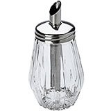 Clear, Glass Sugar Dispenser With Portion Control