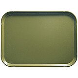 Olive Green, 4-1/4" x 6" Food Trays, Fiberglass, 12/PK