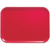 Cambro Red, 10" x 14" Food Trays, Fiberglass, 12/PK